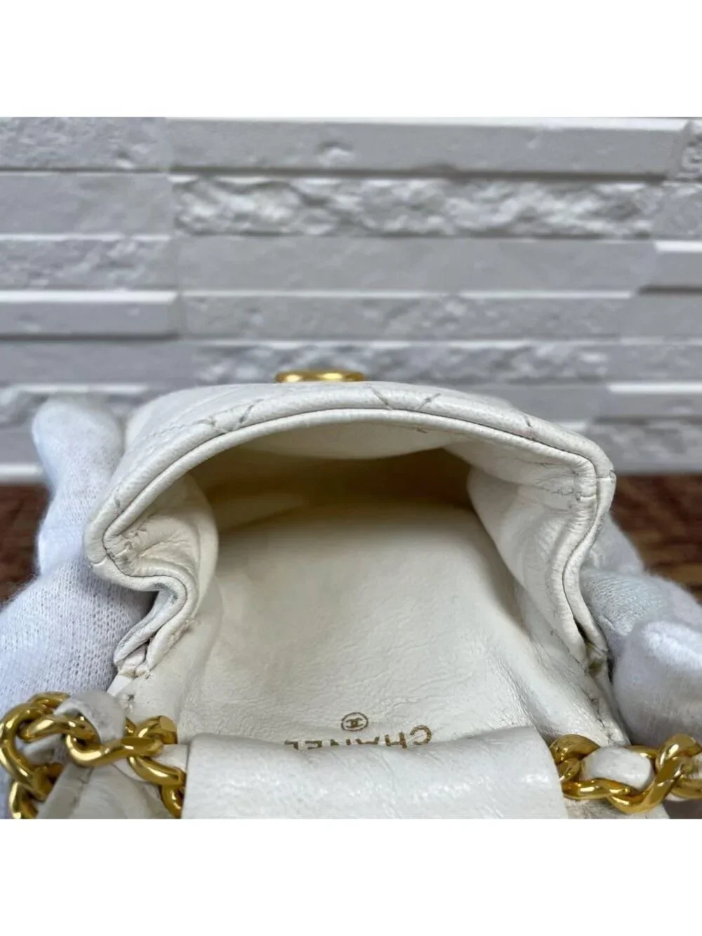 Chanel Mini Quilted Lambskin Chain Shoulder Pouch